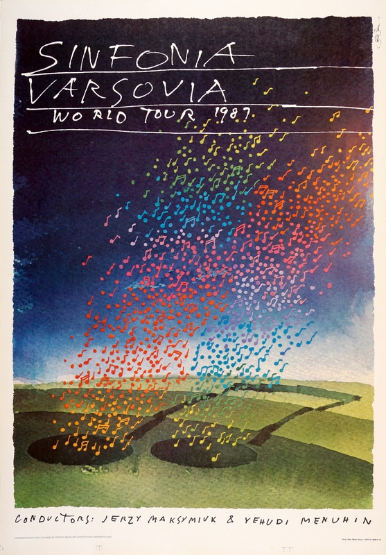 Sinfonia Varsovia Światowe Tournee 1987, Sinfonia Varsovia World Tour 1987, Bass Saul Sinfonia Varsovia Światowe Tournee 1987, Sinfonia Varsovia World Tour 1987, Bass Saul