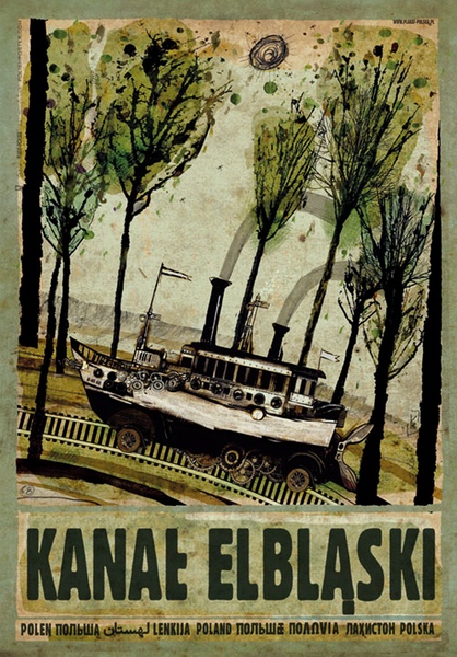 Kanal Elblaski, Polska, Elblag Canal, Poland, Kaja Ryszard