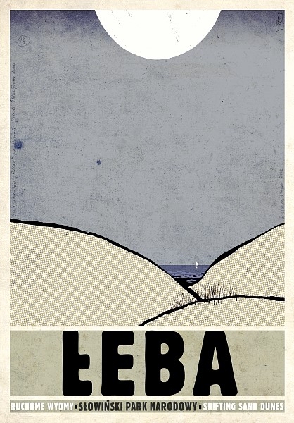 Leba, Shifting sand dunes, Poland