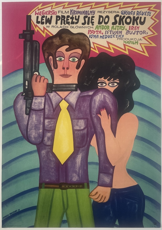 Lew pręży się do skoku, The Lion is Ready to Jump, Krajewski Andrzej Lew pręży się do skoku, The Lion is Ready to Jump, Krajewski Andrzej