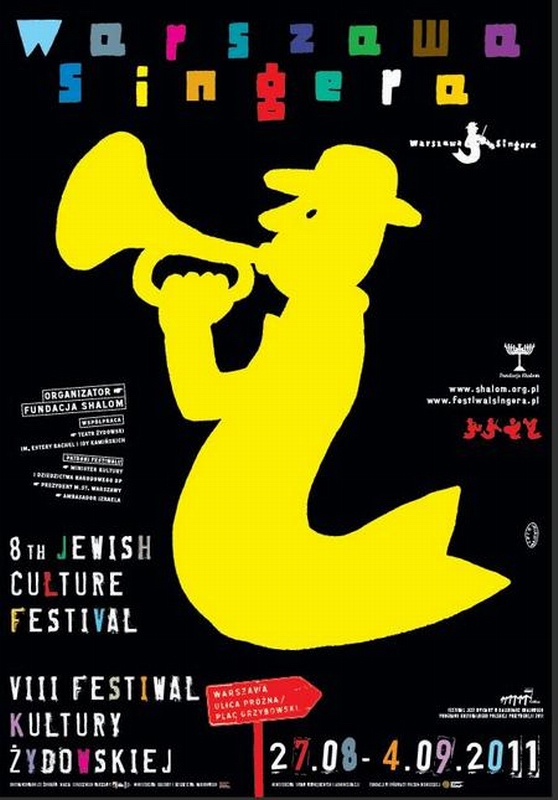 Warszawa Singera. 8 Festiwal Kultury Żydowskiej, 8th Singer's Warsaw Jewish Culture Festival, Majewski Lech Warszawa Singera. 8 Festiwal Kultury Żydowskiej, 8th Singer's Warsaw Jewish Culture Festival, Majewski Lech