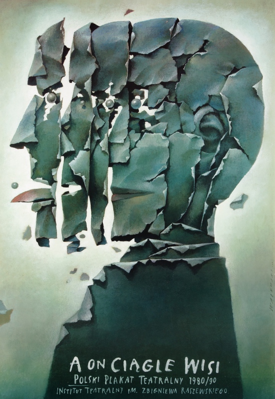 A on ciagle wisi. Polski Plakat Teatralny 1980/90, And It's Still Hanging.. Polish Theater Posters 1980/90, Walkuski Wieslaw A on ciagle wisi. Polski Plakat Teatralny 1980/90, And It's Still Hanging.. Polish Theater Posters 1980/90, Walkuski Wieslaw